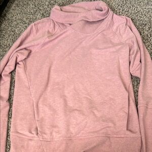 Lululemon Athletica Pink Cowl Neck Sweater